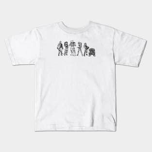 rebels space family Kids T-Shirt